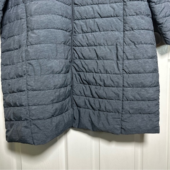 Torrid Long Hooded Longline Puffer Jacket Plus Size 3 3X Winter Gray Outdoor - Picture 7 of 16